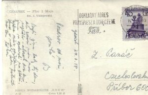 GDAŃSK – PLAC 1 MAJA pohlednice