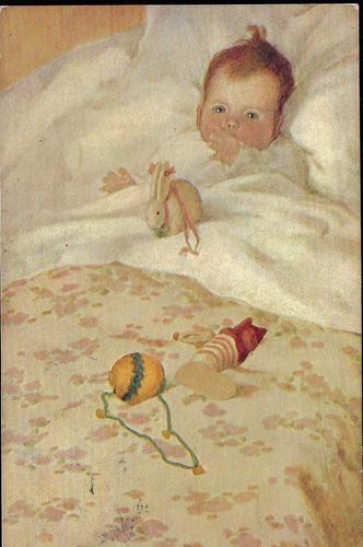 mimigudm GOODMAN: VOM CHRISTKINDL, BABYS FIRST CHRISTMAS pohlednice