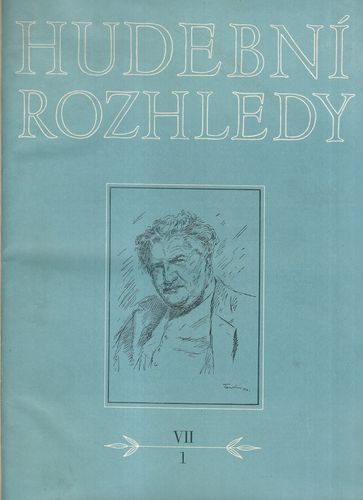 HUDEBNÍ ROZHLEDY 1954, ROČ. VII., Č. 1-20 – detail 1