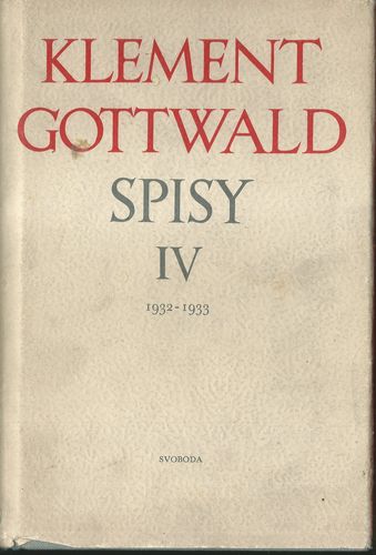 KLEMENT GOTTWALD – SPISY IV