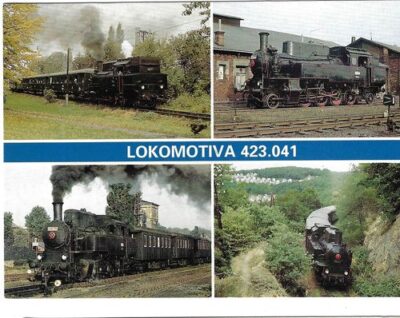 LOKOMOTIVA 423.041 pohlednice