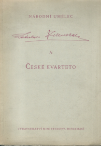 NÁRODNÍ UMĚLEC LADISLAV ZELENKA A ČESKÉ KVARTETO – J. M. Květ
