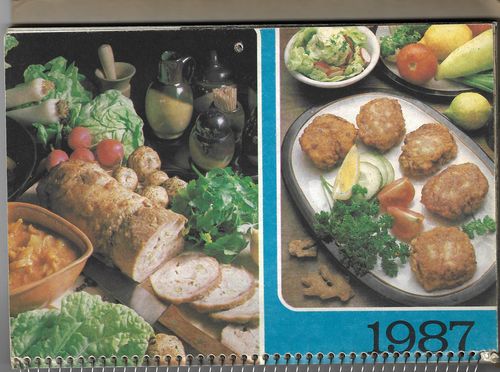 NÁSTENNÝ KALENDÁR GAZDINKA 1987 kalendář
