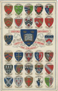 OXFORD UNIVERSITY pohlednice