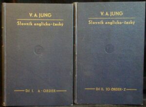 SLOVNÍK ANGLICKO-ČESKÝ – V. A. Jung
