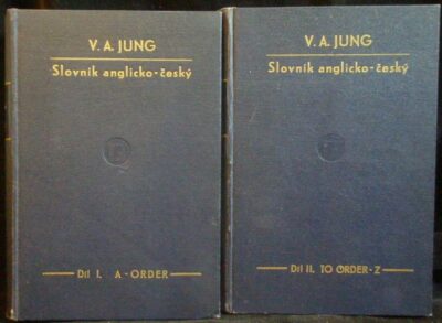 SLOVNÍK ANGLICKO-ČESKÝ – V. A. Jung
