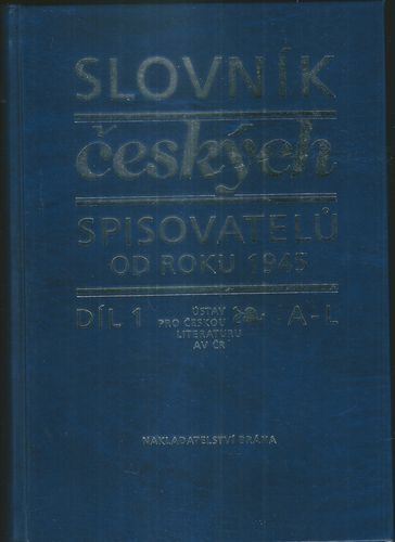 SLOVNÍK ČESKÝCH SPISOVATELŮ OD ROKU 1945 – detail 1