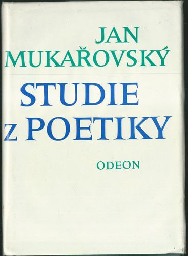 STUDIE Z POETIKY – Jan Mukařovský