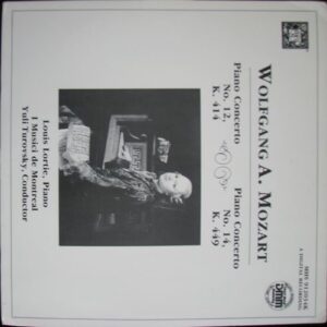 WOLFGANG A. MOZART – PIANO CONCERTO NO. 12, K 414, PIANO CONCERTO NO. 14, K. 449 (LP)