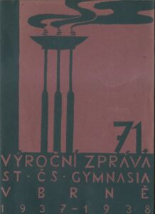71. VÝROČNÍ ZPRÁVA ST. ČS. GYMNASIA V BRNĚ – Josef Kudela