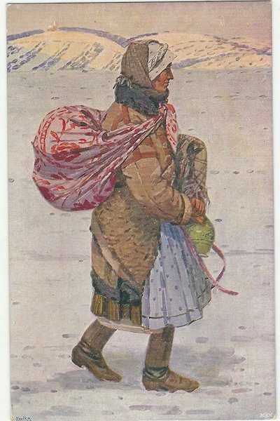 ANTOŠ FROLKA: ZA MUŽEM pohlednice