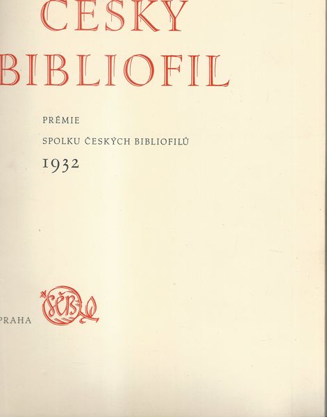 ČESKÝ BIBLIOFIL