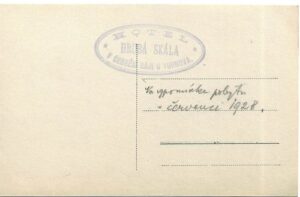 ČESKÝ RÁJ: HRUBÁ SKÁLA pohlednice