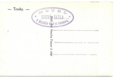 ČESKÝ RÁJ: TROSKY pohlednice