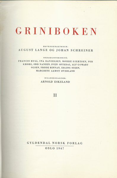 GRINIBOKEN II – detail 1