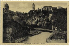 HRAD ZVIKOV – STOK VLTAVY S OTAVOU pohlednice