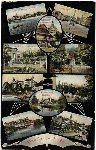 jindrhradcp JINDŘICHŮV HRADEC pohlednice