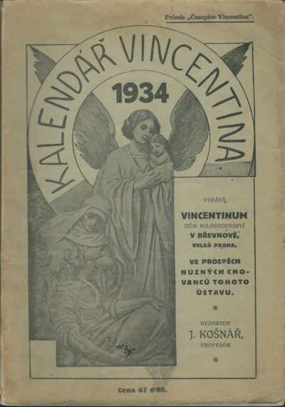 KALENDÁŘ VINCENTINA 1934 kalendář