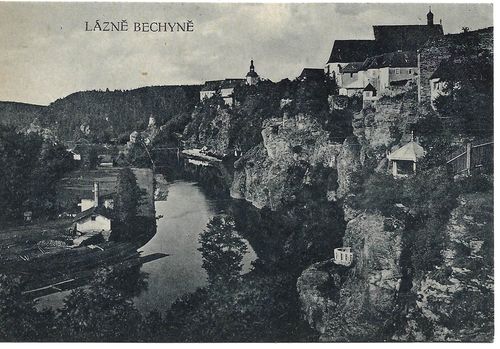 LÁZNĚ BECHYNĚ pohlednice