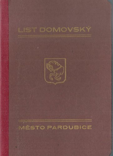 listdomovsky LIST DOMOVSKÝ MĚSTA PARDUBICE