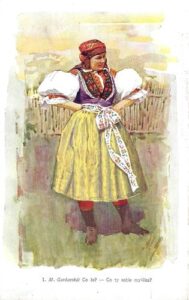 M. GARDOVSKÁ – CO ŽE? pohlednice