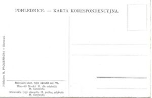 M. GARDOVSKÁ – PŘADLENA pohlednice