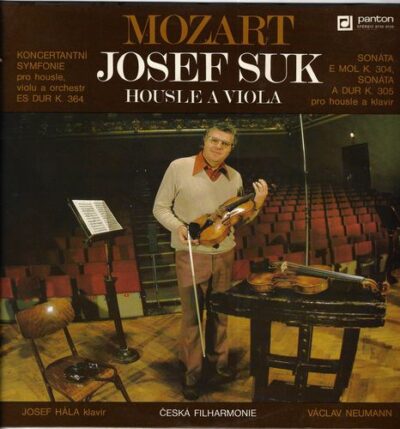 MOZART – HOUSLE A VIOLA JOSEF SUK LP deska