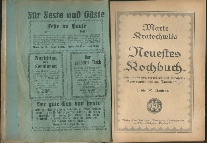 NEUESTES KOCHBUCH – detail 1