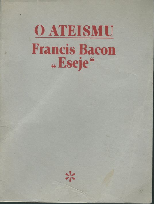 O ATEISMU – Francis Bacon