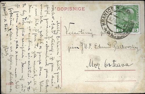 POZDRAV Z HRANIC – detail 1