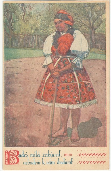 SLOVÁCKÉ PÍSNĚ: BUDEŠ, MILÁ, ZABÝVAŤ – detail 3