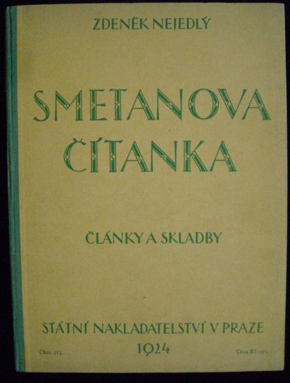 SMETANOVA ČÍTANKA – Zdeněk Nejedlý
