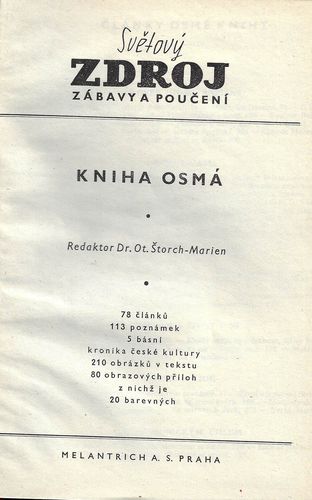 SVĚTOVÝ ZDROJ ZÁBAVY A POUČENÍ - KNIHA OSMÁ – detail 1