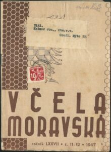 VČELA MORAVSKÁ, ROČ. LXXVII, Č. 11-12