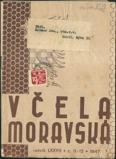 VČELA MORAVSKÁ, ROČ. LXXVII, Č. 11-12
