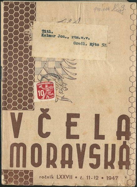VČELA MORAVSKÁ, ROČ. LXXVII, Č. 11-12