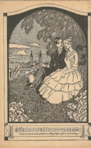 VEČER ZA STRAHOVSKOU BRÁNOU pohlednice