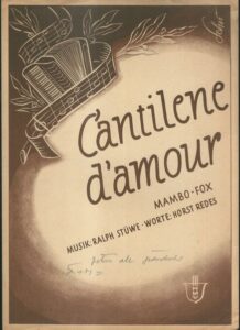 CANTILENE D`AMOUR