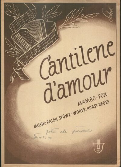 CANTILENE D`AMOUR – Ralph Stüwe