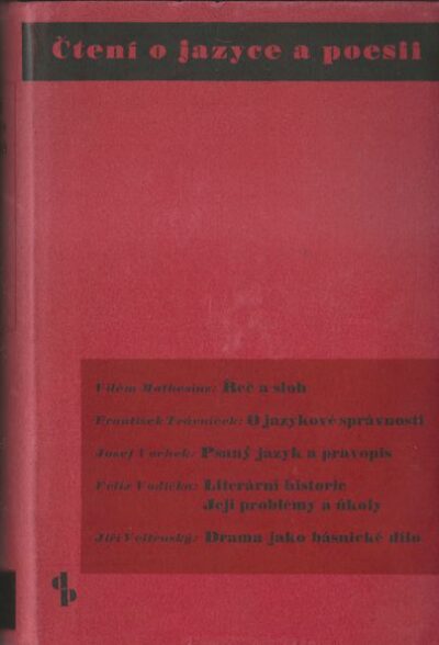 ČTENÍ O JAZYCE A POEZII