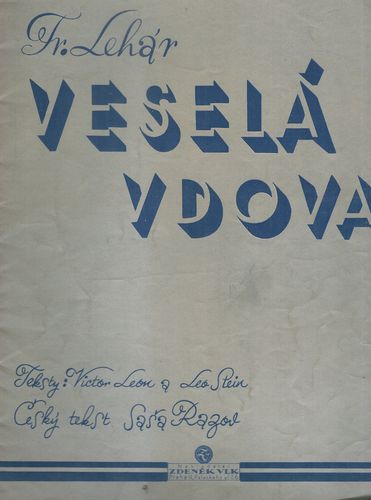 veslvdiovlehr FR. LEHÁR: VESELÁ VDOVA