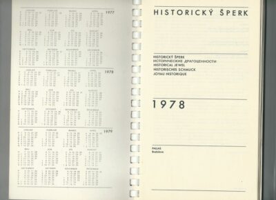 HISTORICKÝ ŠPERK 1978 kalendář