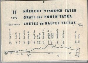 HŘEBENY VYSOKÝCH TATER / GRATE DER HOHEN TATRA