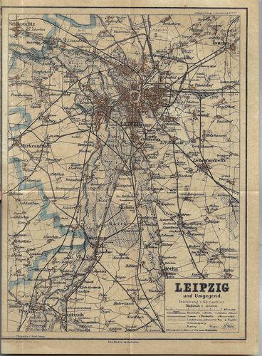 ILLUSTRIERTER FÜHRER DURCH LEIPZIG UND UMGEBUNG – detail 1