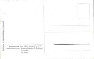 M. GARDOVSKÁ – U MUZIKY (SERIE XII., Č. 7) pohlednice