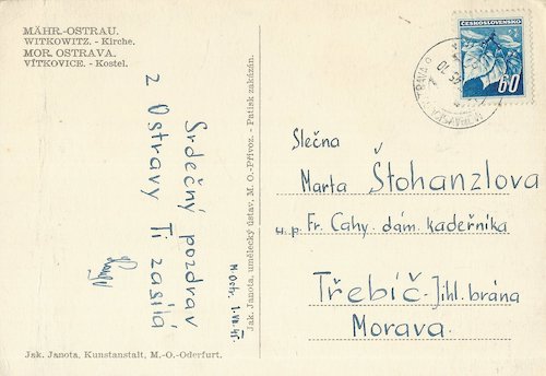 MÄHR. OSTRAU - WITKOWITZ: KIRCHE – detail 1