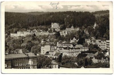 MARIÁNSKÉ LÁZNĚ pohlednice