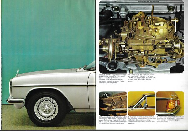 MERCEDES-BENZ - 250 C, 280 C, 280 CE – detail 3