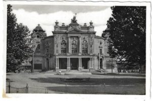 MOR. OSTRAVA – MĚSTSKÉ DIVADLO pohlednice