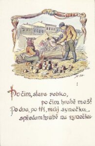 PO ČIM, STARA ROBKO pohlednice